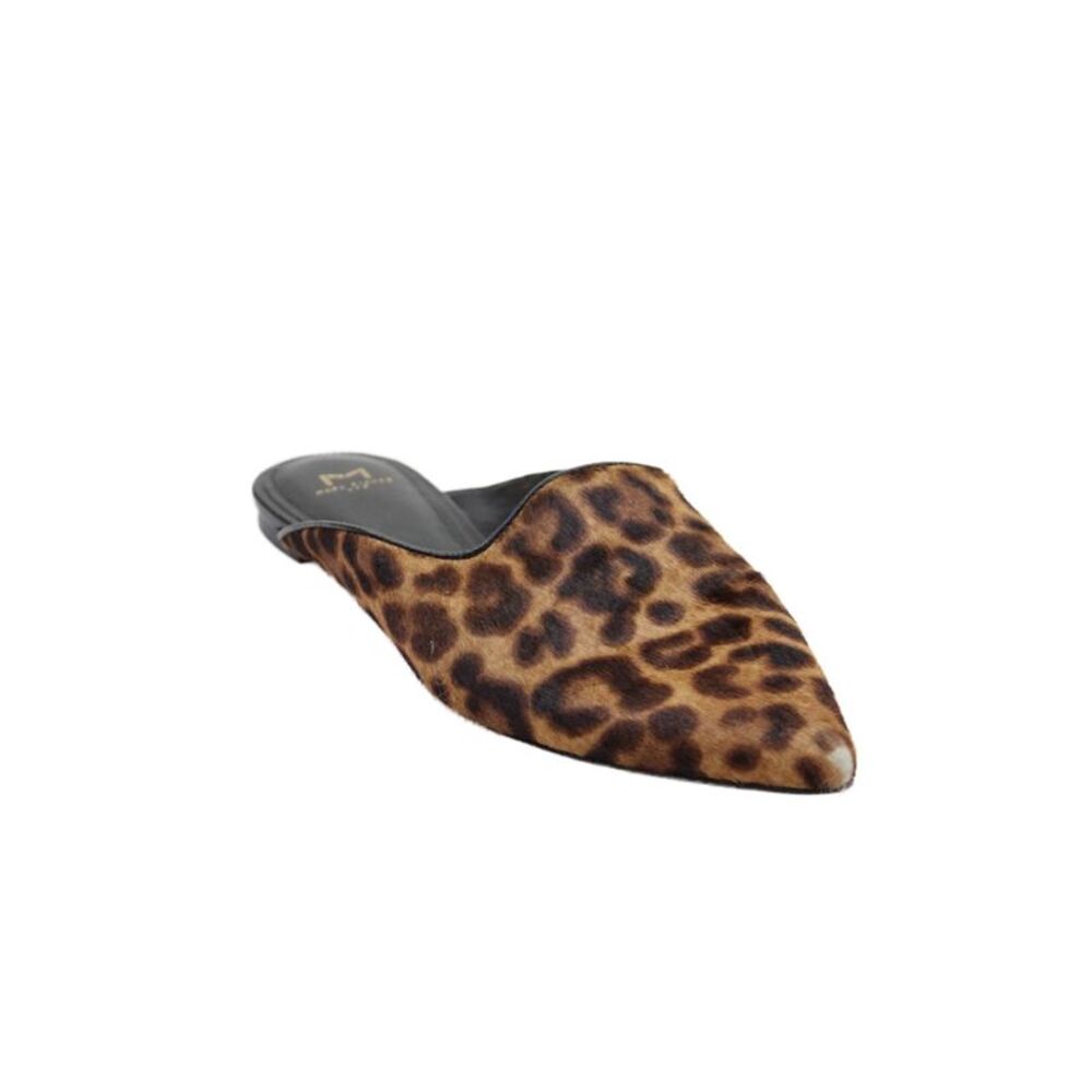 Marc Fisher LTD. Women's Pointed Toe Slip-On Mules Sandals Animal Print Size 7.5